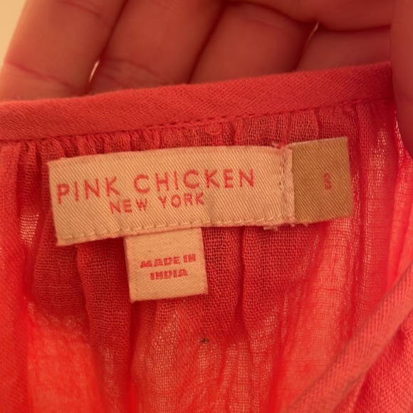 Pink Chicken NYC maxi dress with tassels size S - Picture 6 of 6